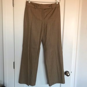 Camel wool trousers from Ann Taylor